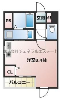 サンティール大和田の物件間取画像