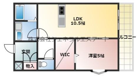 ディアコート楠根北町の物件間取画像