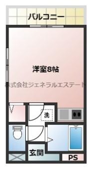 シャンブルⅡの物件間取画像