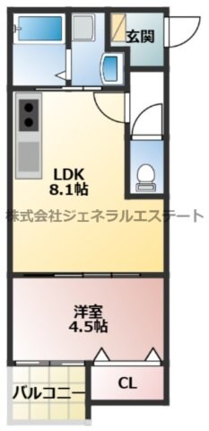 INOVE門真野里Northの物件間取画像