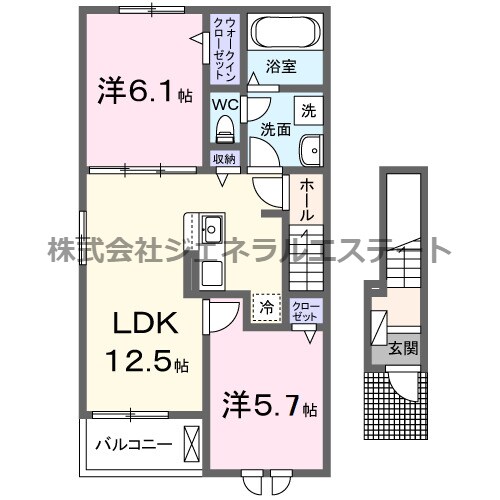 池田２丁目アパートの物件間取画像