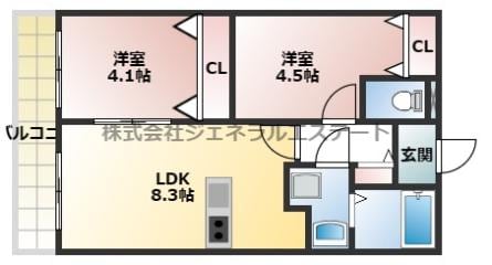 Aｃｔ池田本町の物件間取画像