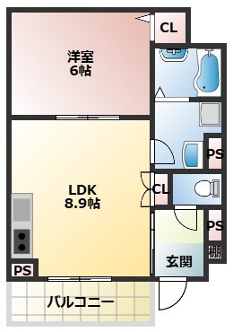 コンフォート宮野町の物件間取画像