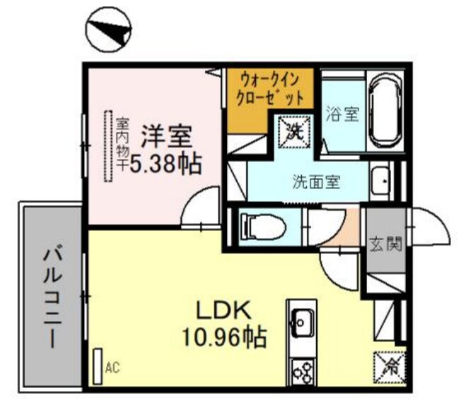 cuore魚崎の物件間取画像