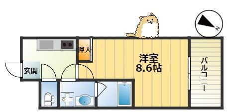 フローレンス魚崎北町の物件間取画像