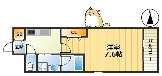 コートベルフラワーの物件間取画像