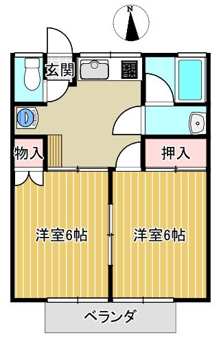 物件間取画像