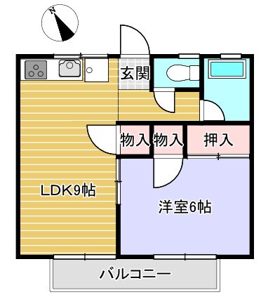 物件間取画像