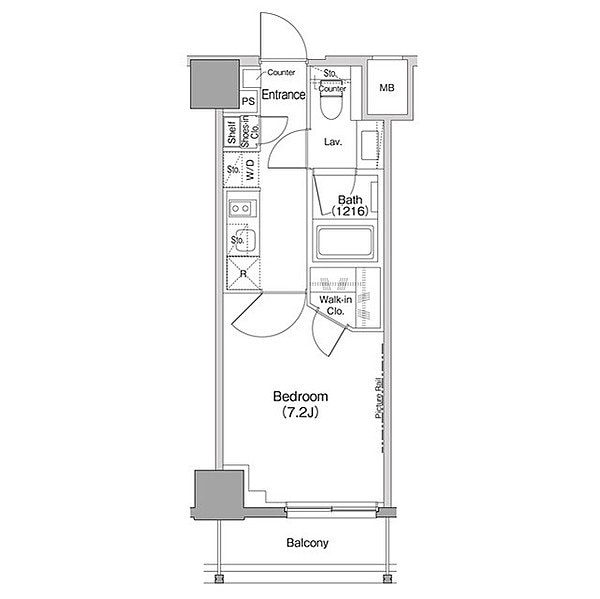 三軒茶屋駅 徒歩8分 1階の物件間取画像