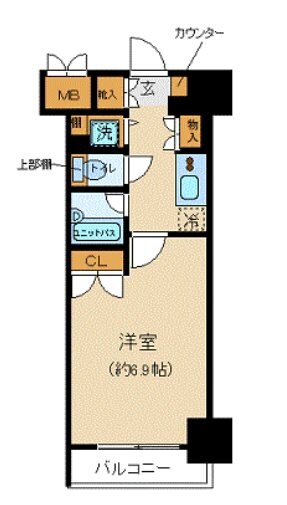 パレステュディオ神田神保町の物件間取画像