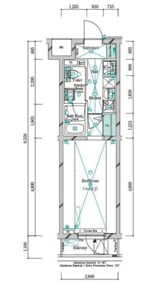 中野新橋駅 徒歩4分 1階の物件間取画像