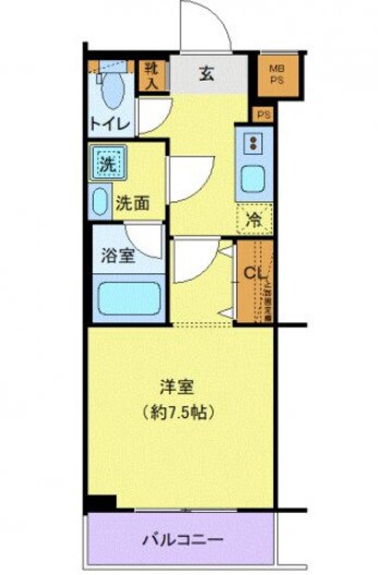 クレヴィスタ常盤台の物件間取画像