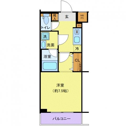 クレヴィスタ常盤台の物件間取画像