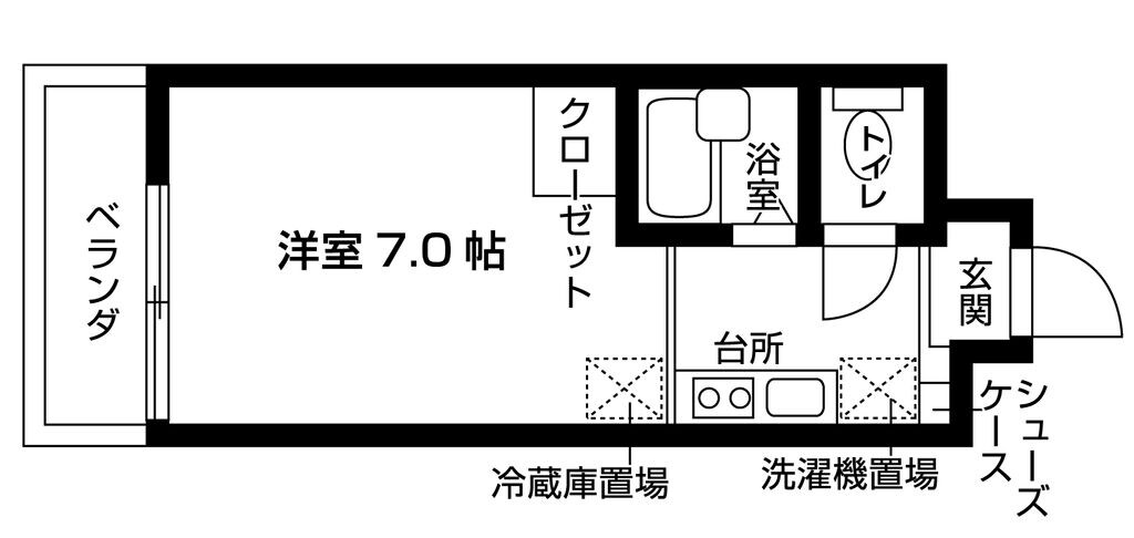 アルス・ヤマナガの物件間取画像