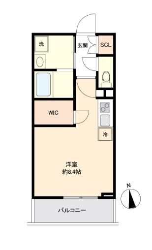 稲荷町駅 徒歩7分 3階の物件間取画像