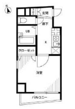 プレール麻布十番の物件間取画像