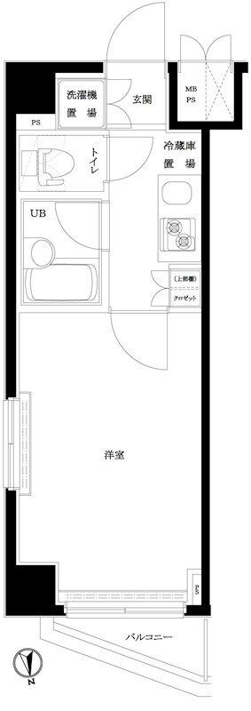 ルーブル浜田山の物件間取画像