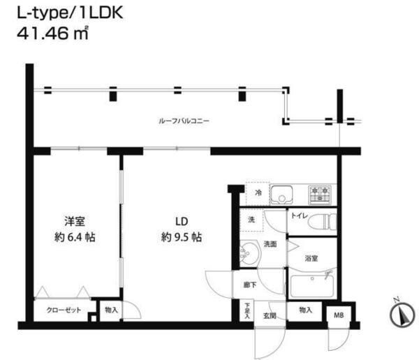 レオーネ馬込の物件間取画像