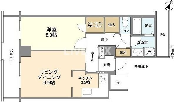 トルナーレ日本橋浜町の物件間取画像