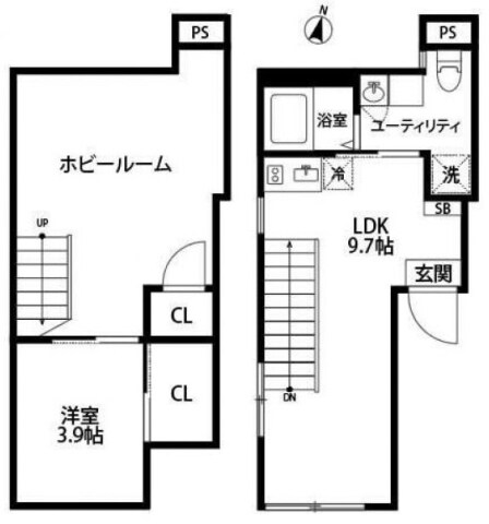 オーク清澄白河の物件間取画像