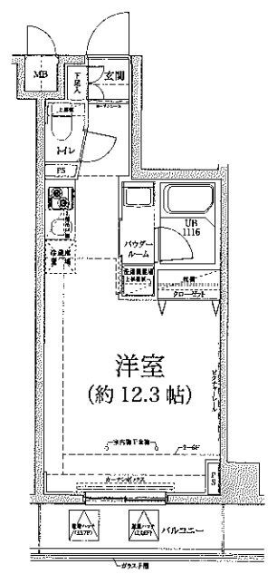 大山駅 徒歩4分 4階の物件間取画像