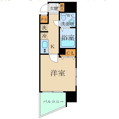 スカイコート新宿壱番館の物件間取画像