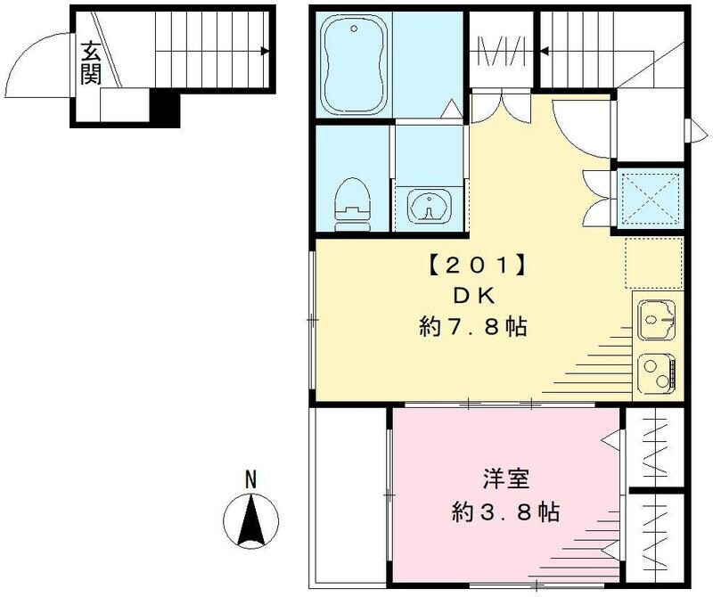 中村橋駅 徒歩10分 2階の物件間取画像