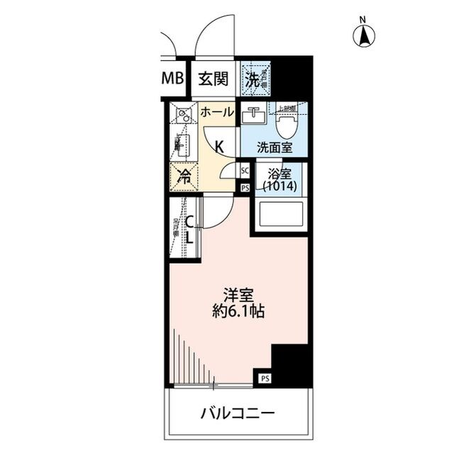 旗の台駅 徒歩9分 5階の物件間取画像