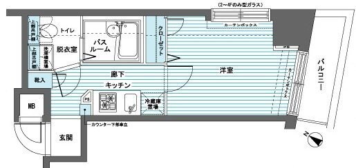 トーシンフェニックス日本橋蛎殻町弐番館の物件間取画像