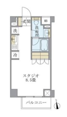 J.リヴェール学芸大学の物件間取画像