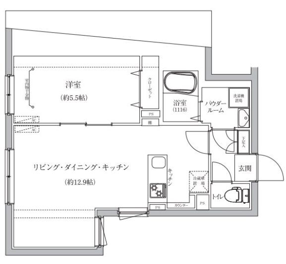 ベルシードステアー目黒武蔵小山の物件間取画像