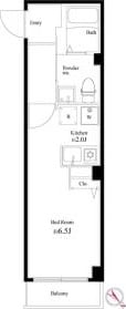 武蔵小山駅 徒歩5分 3階の物件間取画像