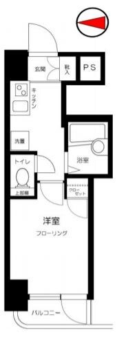 麻布十番駅 徒歩5分 10階の物件間取画像