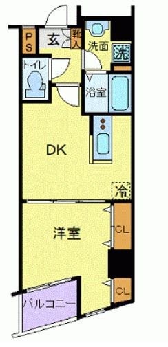 スカイコートヌーベル入谷の物件間取画像