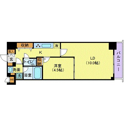 ミェーレ日本橋の物件間取画像