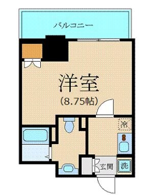 プラーズタワー東新宿ビルの物件間取画像