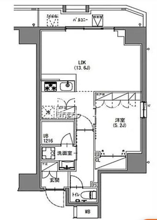 Ｓ－ＲＥＳＩＤＥＮＣＥ新宿御苑の物件間取画像