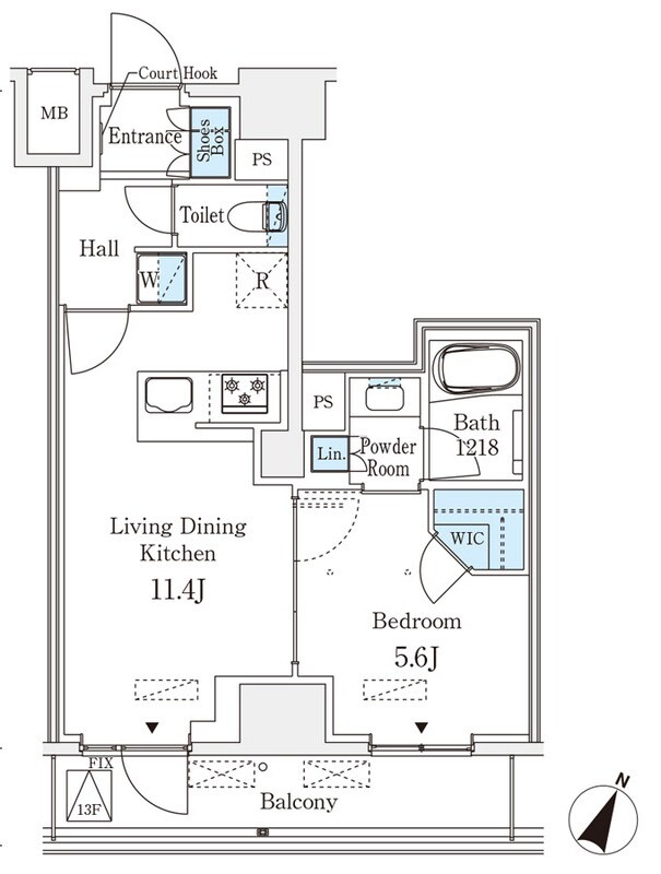 ベルファース神田神保町の物件間取画像