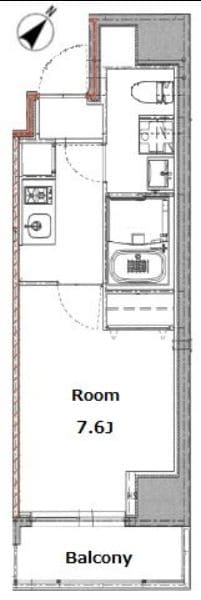 リビオメゾン上野入谷の物件間取画像