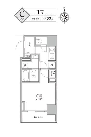 神田駅 徒歩3分 5階の物件間取画像