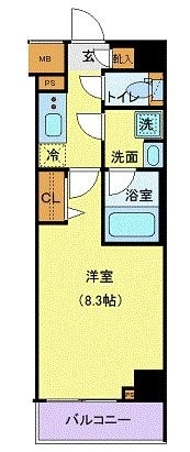 DIPS東十条の物件間取画像