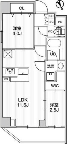 ステージファースト浅草橋Ⅳの物件間取画像