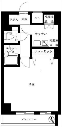 ルーブル学芸大学参番館の物件間取画像