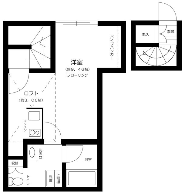 kiba flaggeの物件間取画像