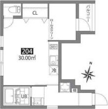 大井町駅 徒歩9分 2階の物件間取画像