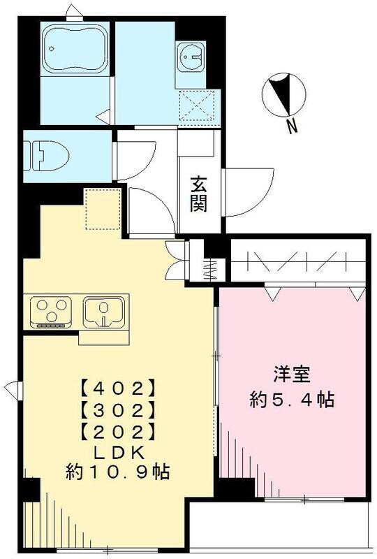 下板橋駅 徒歩7分 3階の物件間取画像