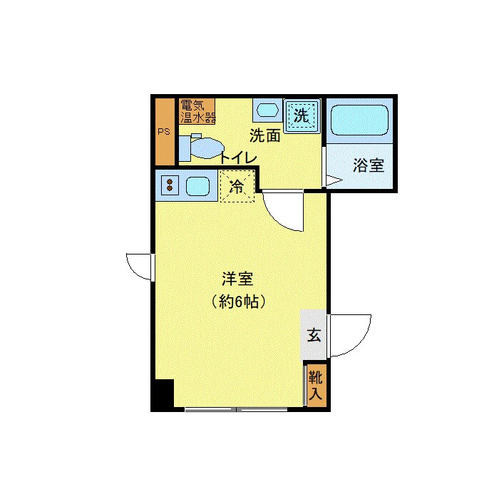 CRED門前仲町の物件間取画像