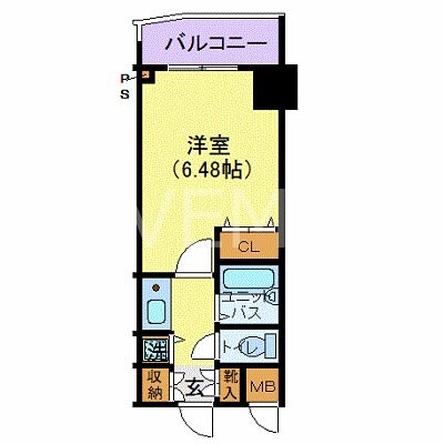 プレール武蔵小山弐番館の物件間取画像