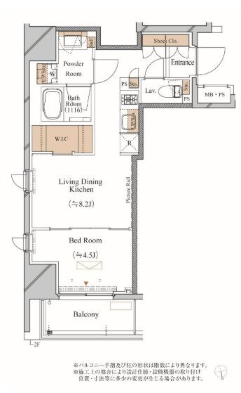 ブランシエスタ上野の物件間取画像
