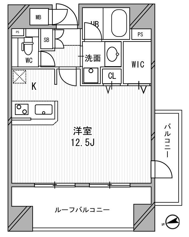 浅草橋レジデンスの物件間取画像